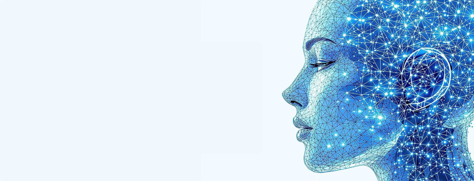 AI Agents — Computerized Brain with Circuitry and Data Streams